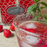 Boisson fraîche de l’Été, Jus de Fraises à la Menthe des Jardins