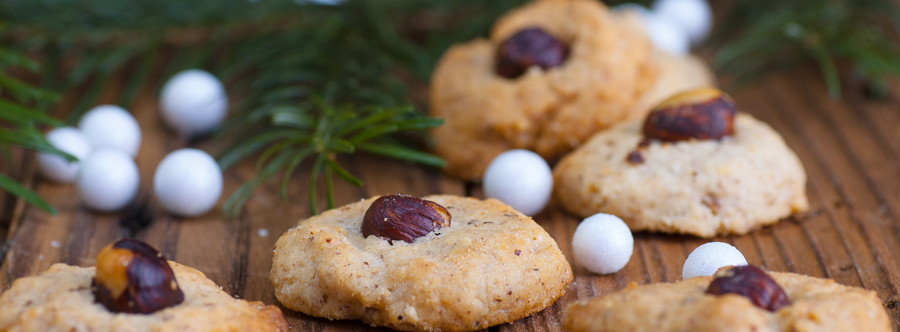 Hazelnut and Vanilla Drop Cookies